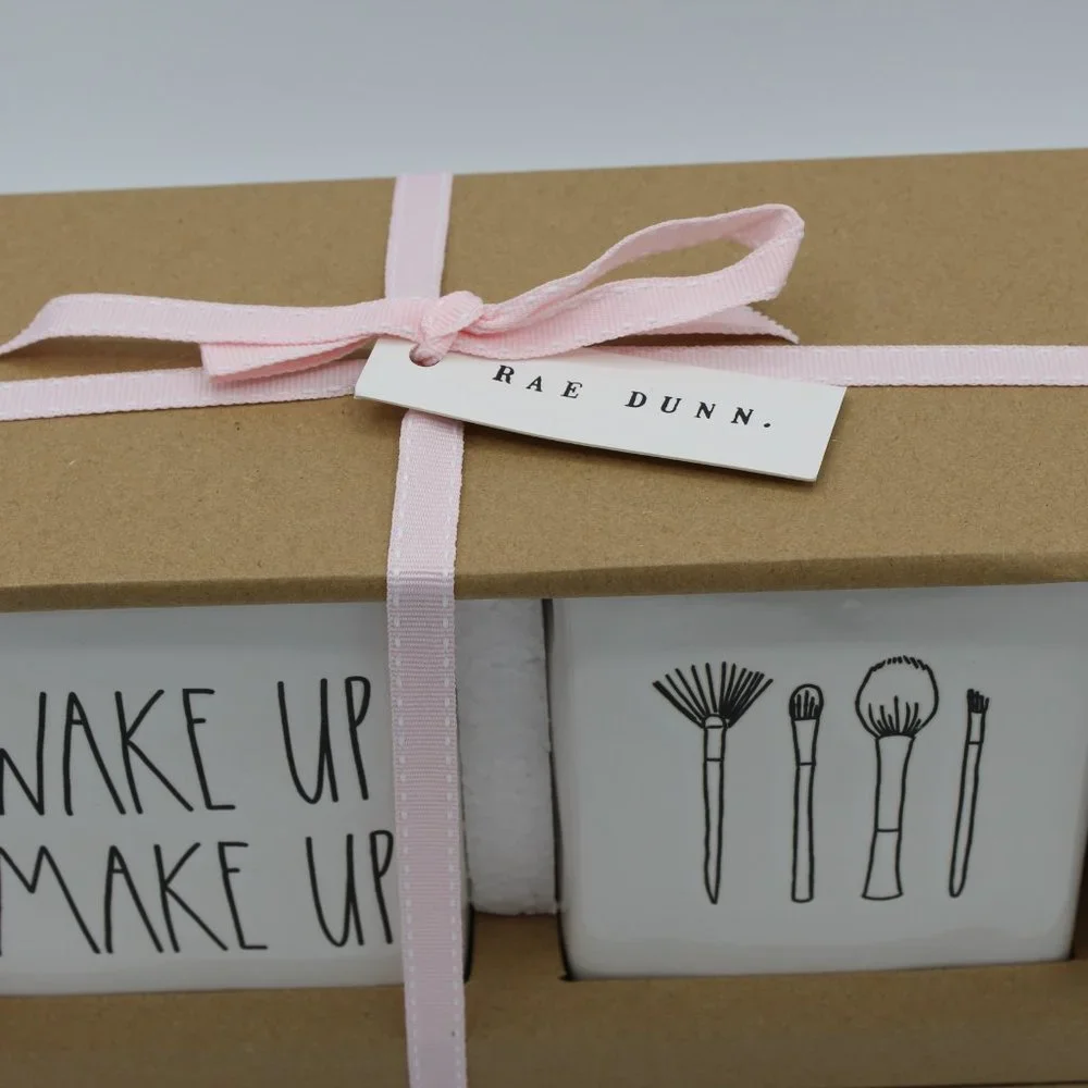 New Rae Dunn Wake Up & Make Up Set